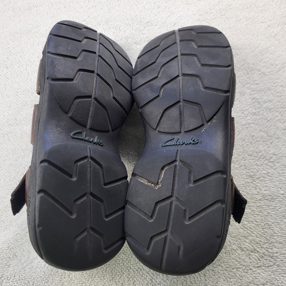 Clarks Leather Fisherman Sandal Men's Size9M In Brown - Picture 5 of 7